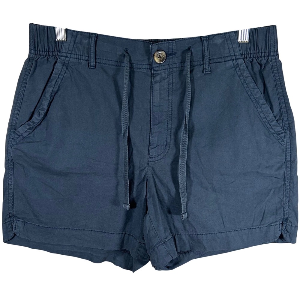 Sonoma Goods For Life Navy Blue Drawstring Utility Shorts Womens Medium